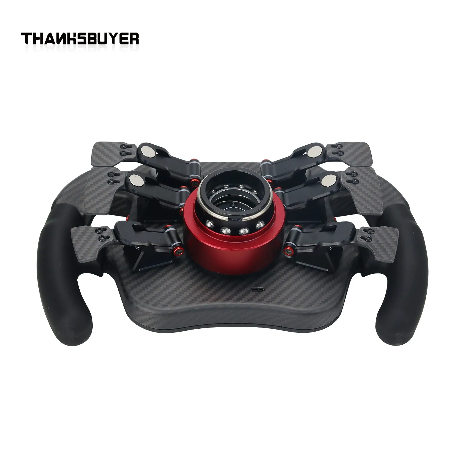 For Simagic FX PRO Formula Steering Wheel Carbon Fiber SIM Racing Steering Wheel with 4.3\