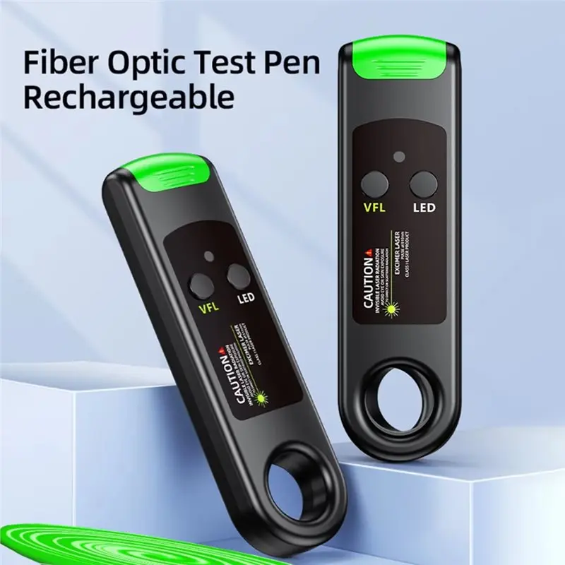 Reliable-Fiber Optic Visual Fault Locator Green Light 30Mw Rechargeable Type C For FC SC And ST Connector Support,Fiber Optic Vi