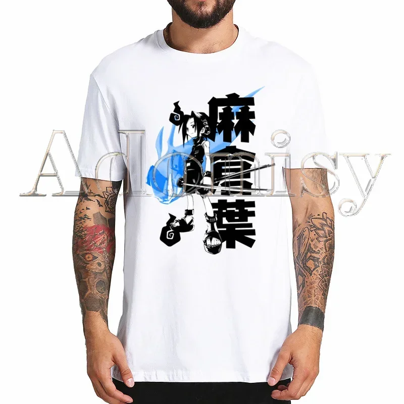 JAPAN Anime Shaman King Yoh Asakura Amidamaru Unisex Vintage Men Short Sleeve T-Shirt Gift Women Top Tee Sweatshirt