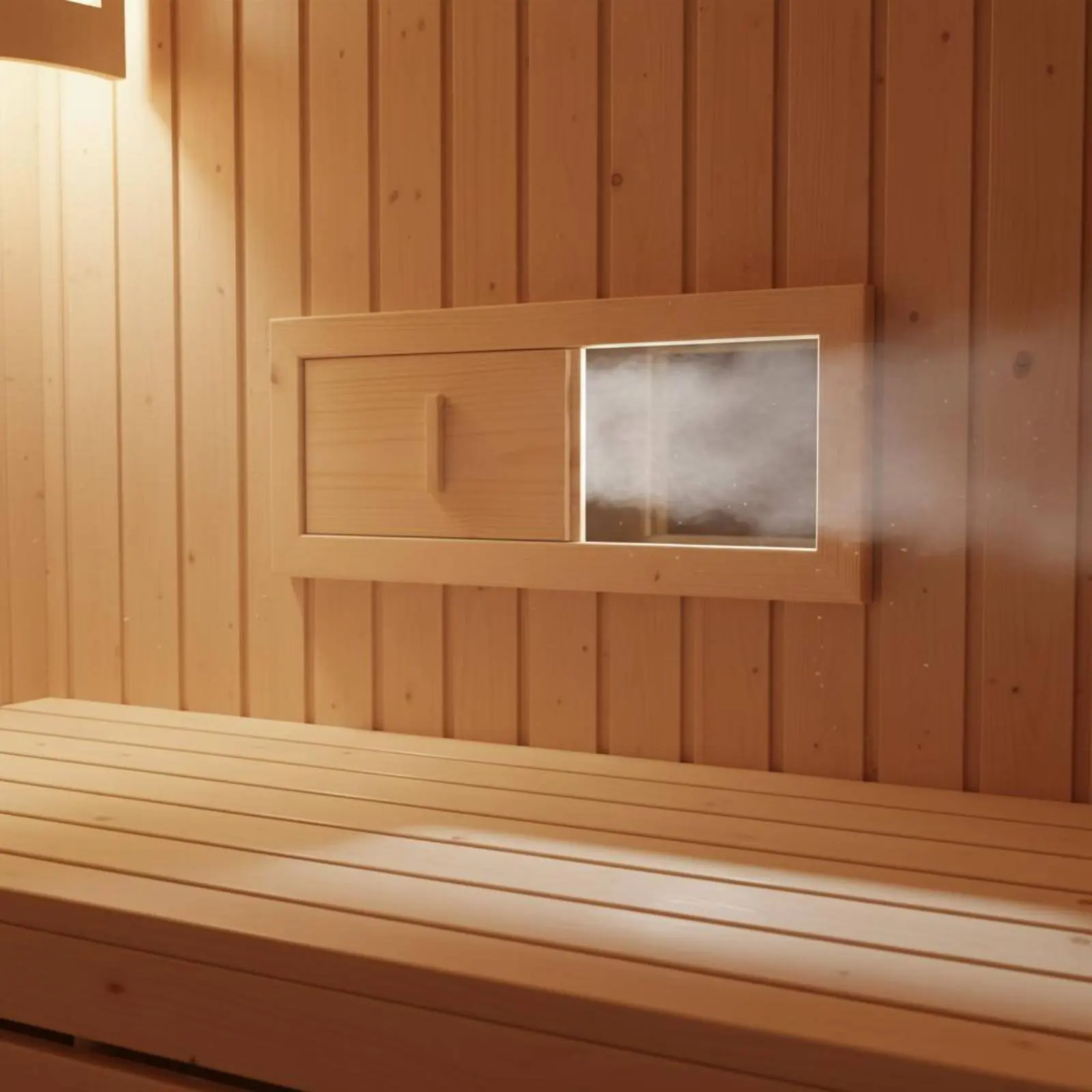 Sauna Ventilation Air Vent Adjustable Sauna Room Accessories Wood Window Mount Vent Panel Outlet for Indoor Bath Steam Room Home