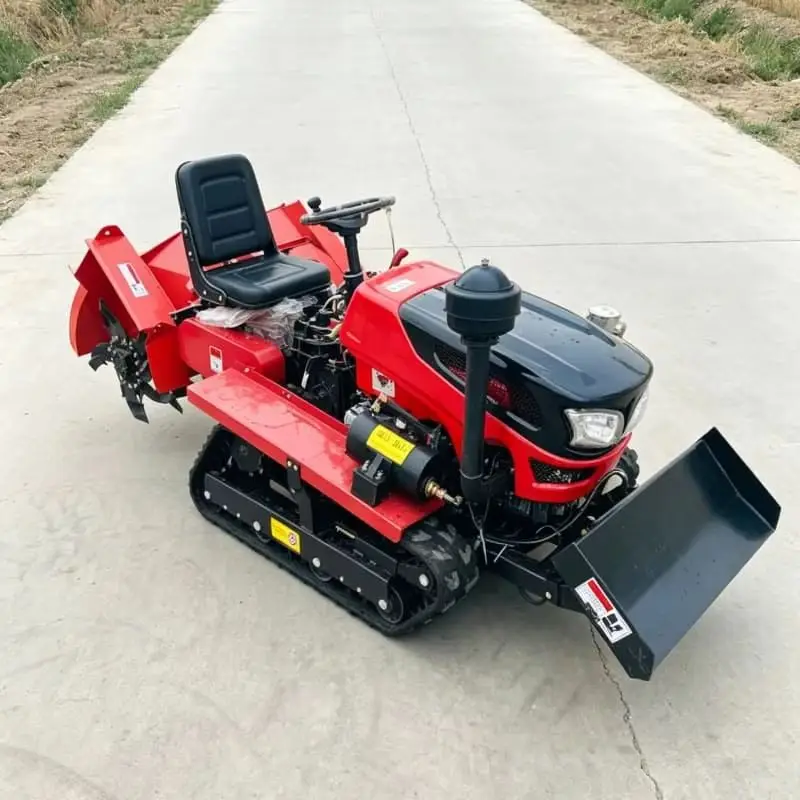 Customized 2026 New Ploughing & Rotary Tiller, Energy-saving Crawler Rotary Tiller, Hot-selling 35HP Mini Tiller