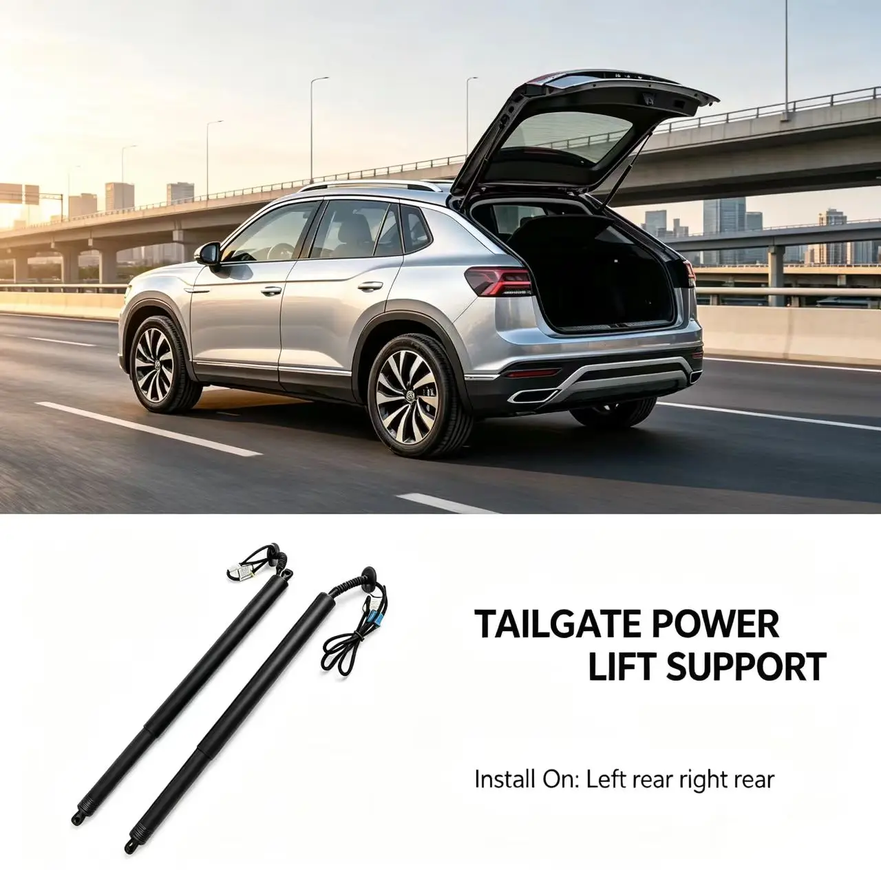 OEM-Grade Electric Tailgate Struts Precision Fit For Lexus RX350/RX450h 2016-2019 - 68910-48071/68920-48031,Quiet & Rustproof