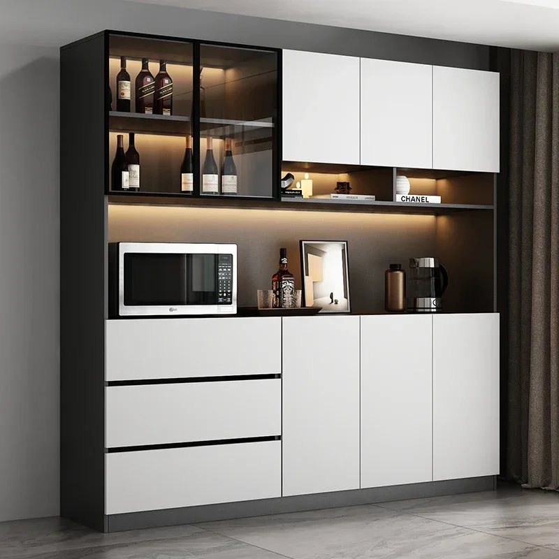 Kitchen Storage Wine Cabinet High Home Wall Living Room Wine Cabinet Simplicity Luxury Botellero Vino European Furniture QF50JG