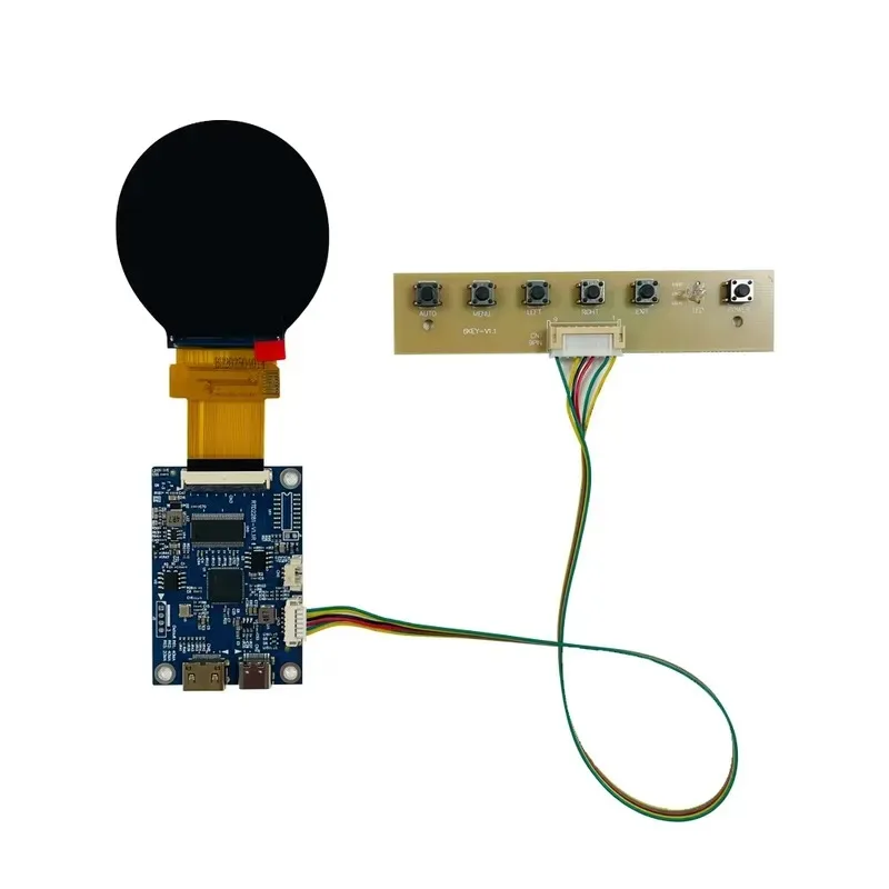 Hot Sale 2.1 Inch 480x480 Round LCD Module RGB Interface 40Pin IPS Flight Simulator TFT LCD Display with Driver Board