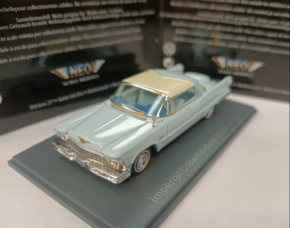 Neo 1:87 Imperia Crown Southampton Rice 4-D HT Coupe Vintage Car Simulation Limited Edition Resin Metal Static Car Model Toy