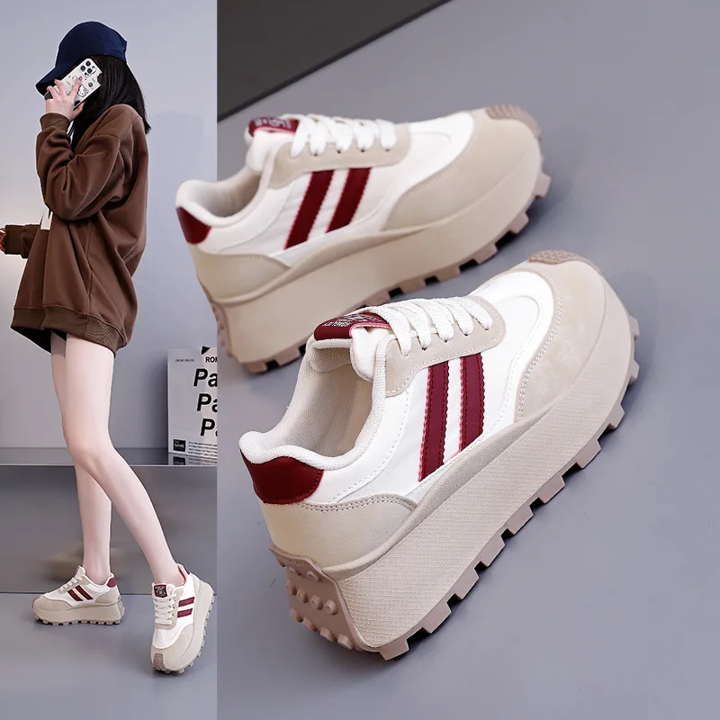 

Hot Selling Women's Shoes Platform Wedge Basket 2025 Soft Autumn Casual Female Sneakers Clogs Fall New Leisure Soft Shoes Woman