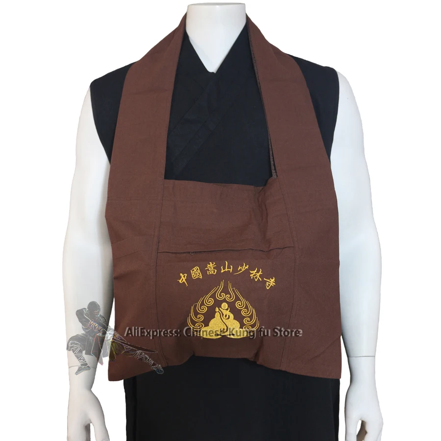 

Shaolin Kung fu Buddhist Monk Shoulder Bag Buddhism Masters Backpack to put in Books and Robes