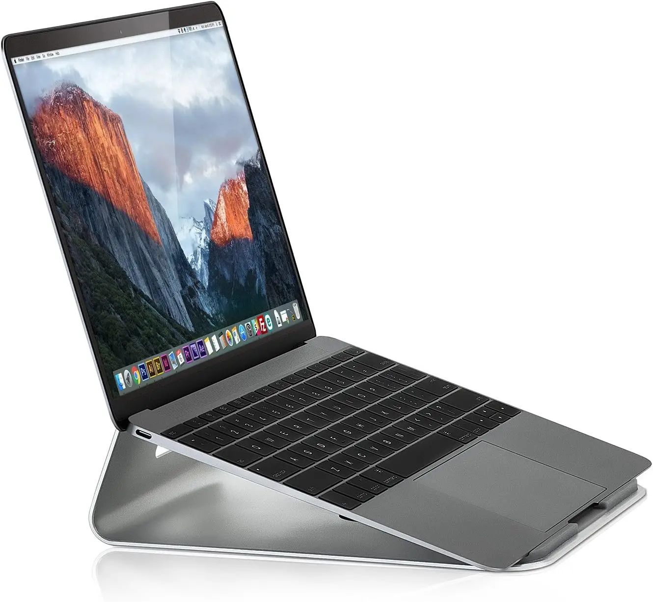 

Эргономичная подставка для ноутбука и планшета для экранов 11–15 дюймов — наклонная охлаждающая подставка с противоскользящим дизайном