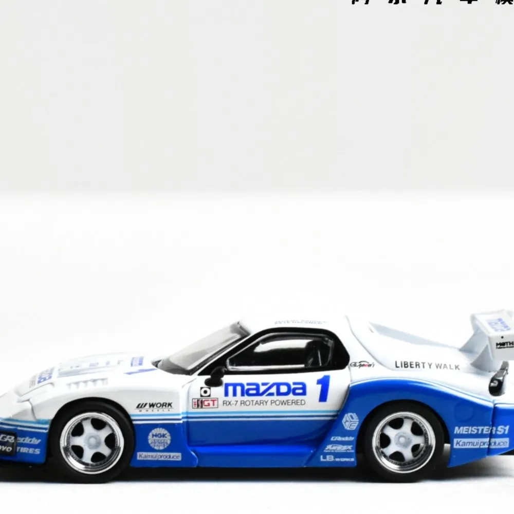 

MINIGT TSM 1:64 для взрослых, хобби 1011, литая под давлением модель автомобиля MAZDA RX7