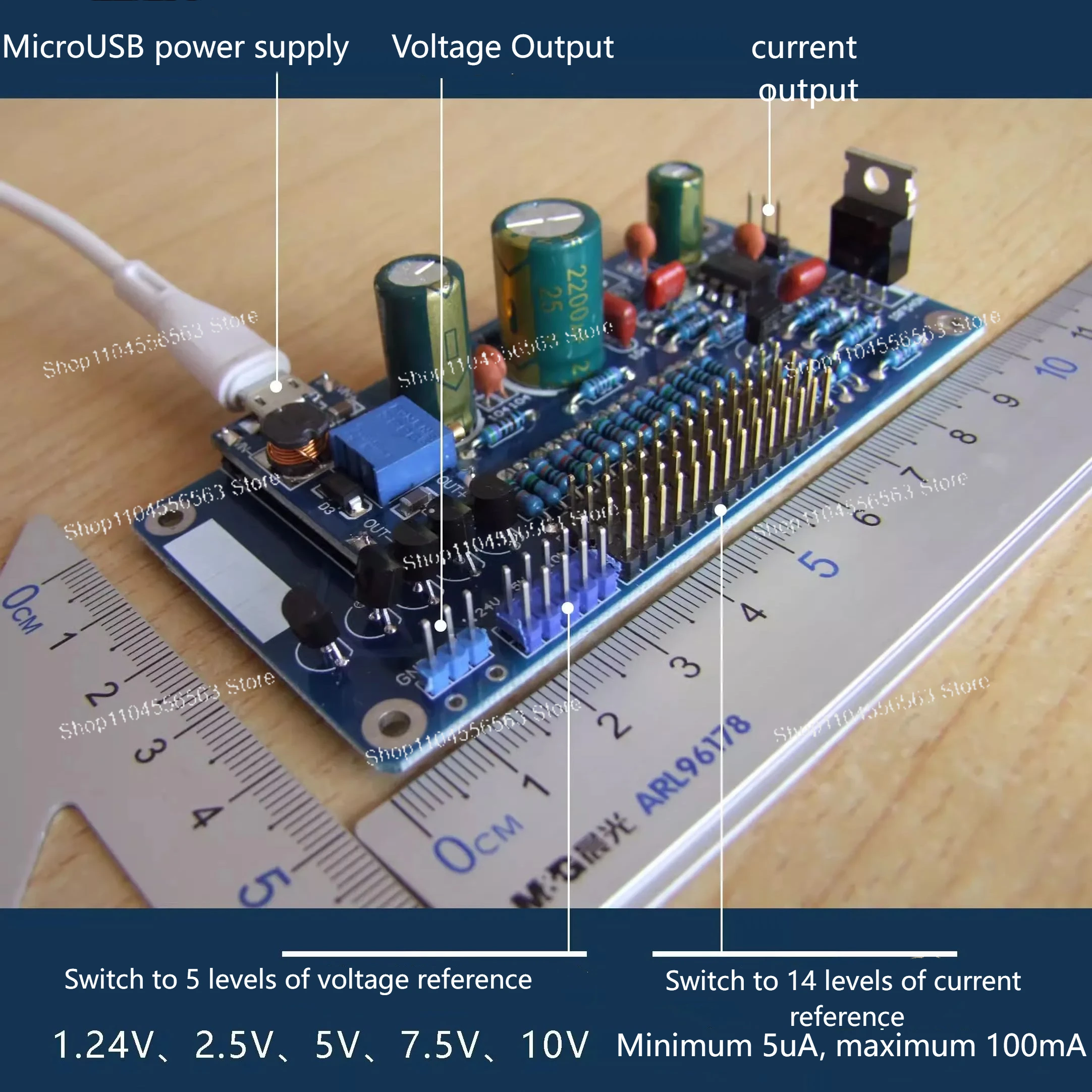 S2020A Voltage & Current Reference | 5‑Step Voltage 14‑Step Current Beyond AD584 Performance