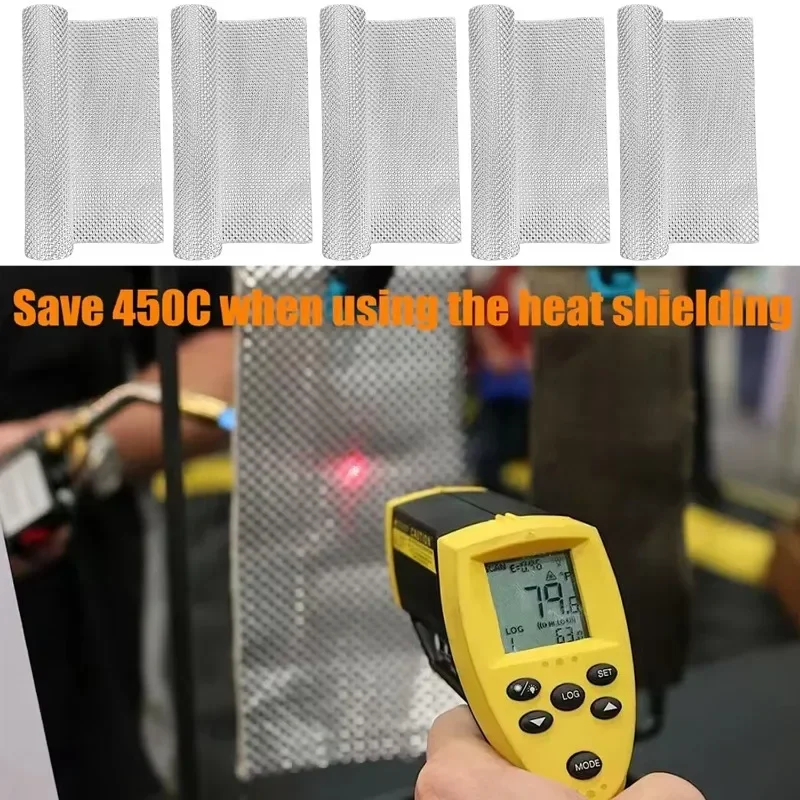 ملحقات أدوات السيارة، درع حراري من الألومنيوم المنقوش للسيارة للدراجات النارية، أنبوب عادم توربو المنوع، استبدال كهربائي مباشر