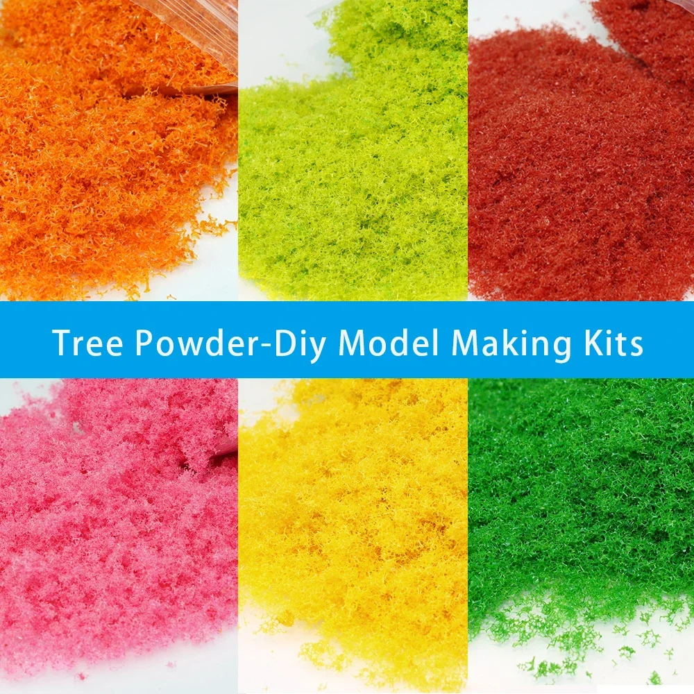 Diy Artificial Modeling Sponge Tree Powder Terrain Kits for Making Trees/Micro Landscape/Decoration/Wargaming/Diorama 30G/BAG
