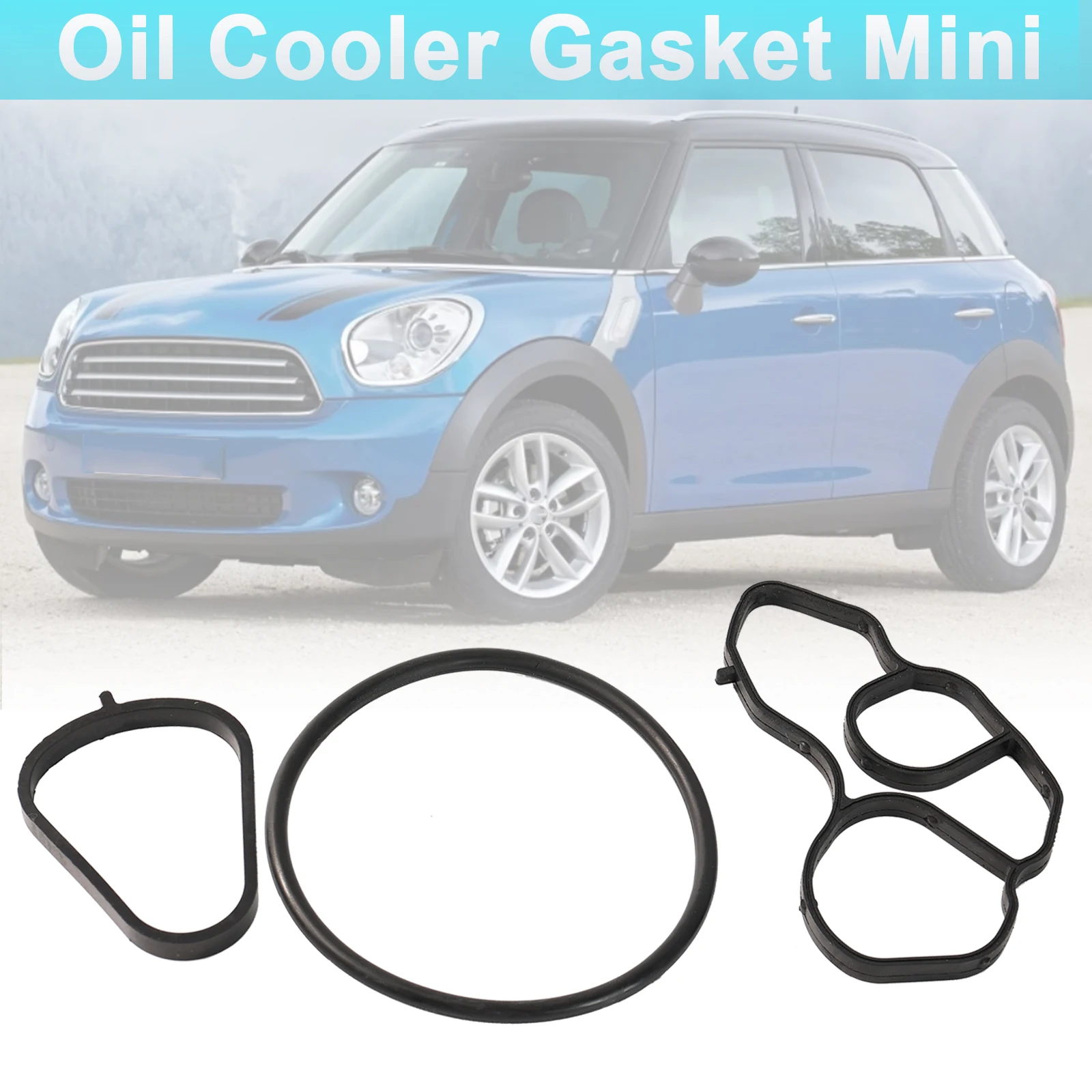 For Mini Convertible Countryman Coupe Paceman Roadster Citroën Grand Paceman C3 Peugeot 2010-2016 Oil Cooler Gasket 11428643758