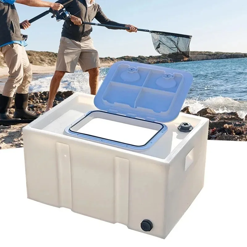 Live Fish Bucket Thickened   40L/60L/70L New Car Fishing Box Transportation Environmentally Friendly Plastic Storage Tank