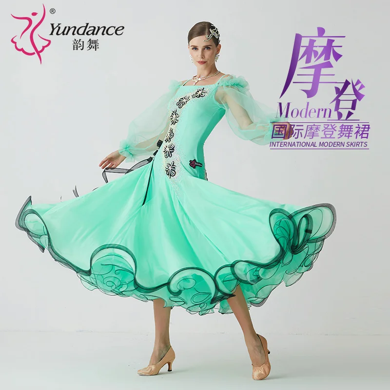 

B-21210 Custom New International Standard Ballroom Dance Dress High Quality Ballroom Dance Dresses for Sale