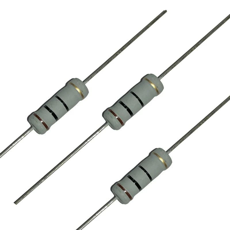 10szt 5w Rezystor z folii węglowej 5% 2r 20r 200r 2k 20k 200k 2 20 200 R K Ohm 1r-1m 2ohm 20ohm 200ohm 2kohm 20kohm 200kohm