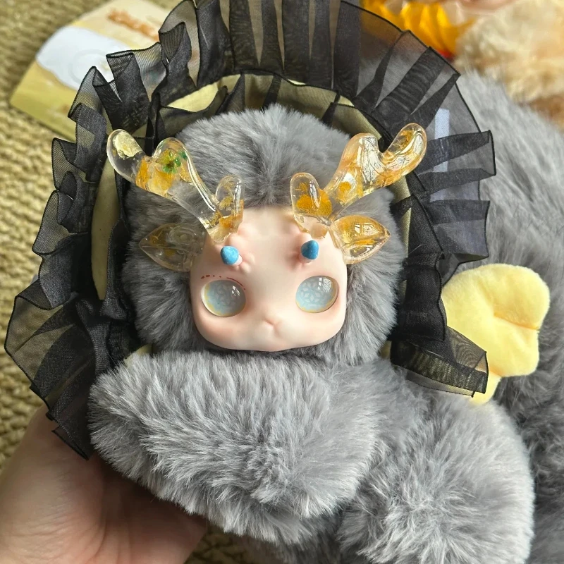 Nieuw product Paddestoel Lulu Gululu Fantasie Biologie Hertenbloesem Serie Pluche Verrassing Blind Box Handgemaakte Verjaardagscadeau Ornament