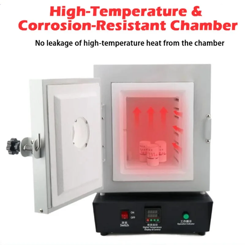 Thermostatic Furnace with Window, Intelligent Control for Investment Casting Jewelry Molds and Metal Melting and Clay 110v/220v