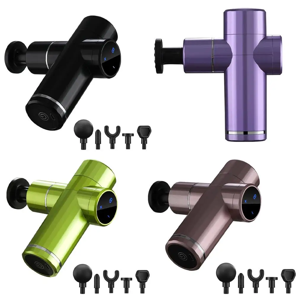 

Мини-массаж, 5-головочные массажные инструменты, портативные для мышечной тела, мужчин и женщин