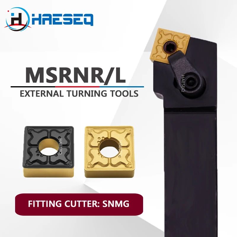 MSRNR1616 MSRNR2020 MSRNR2525 MSRNR3232 External Turning Tools SNMG Carbide Inserts Holder MSRNR MSRNL Metal Lathe Tool Holder