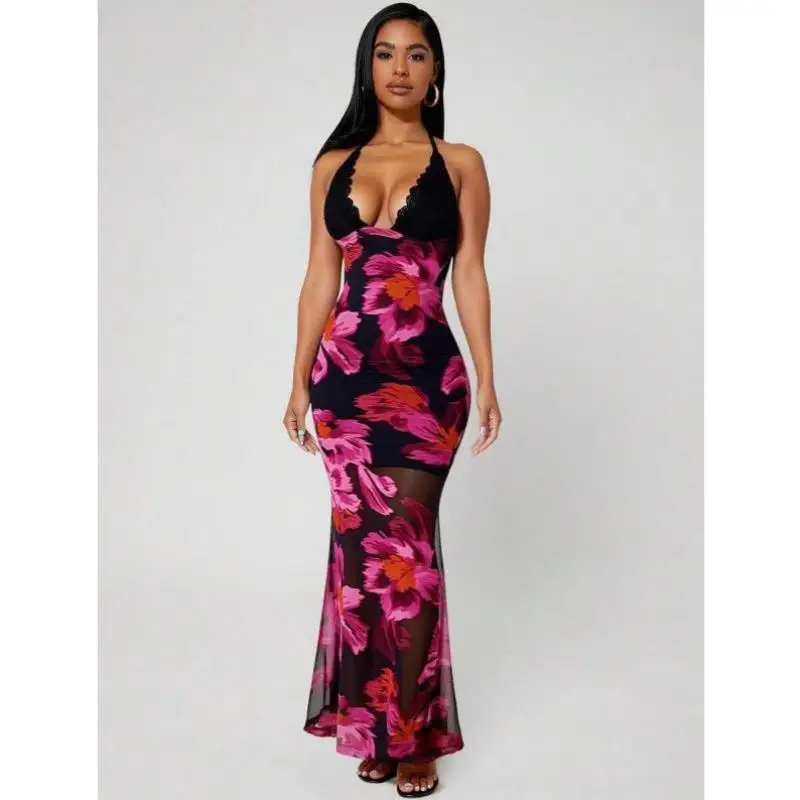 

New Summer Lace Cup Me Bal Fi Tail Print Splice Crossbody Sports Suit Casual Men's Set Seven Sve Autumn Wear