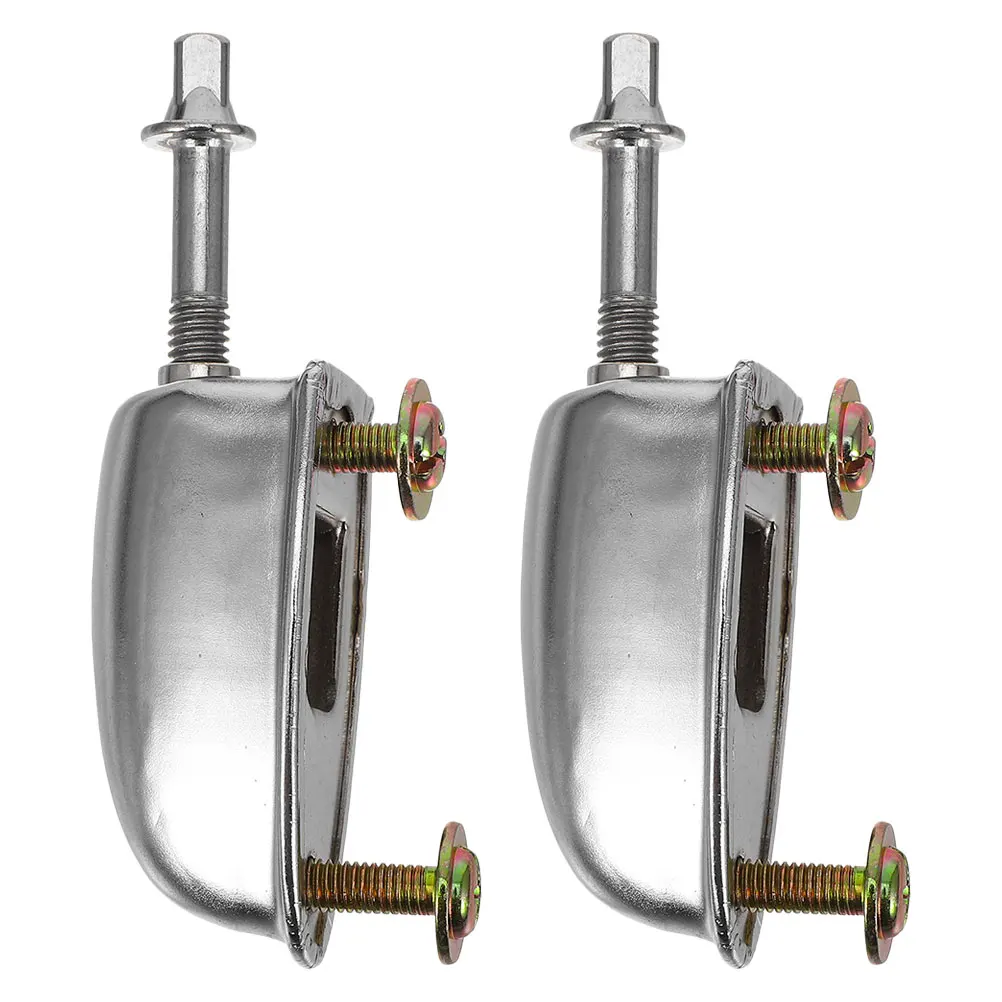 

2pcs Snare Drum Lugs Metal Claw Hook Ears Durable Scratch-Resistant Replacement For Bass Percussion Instruments Silver Practical