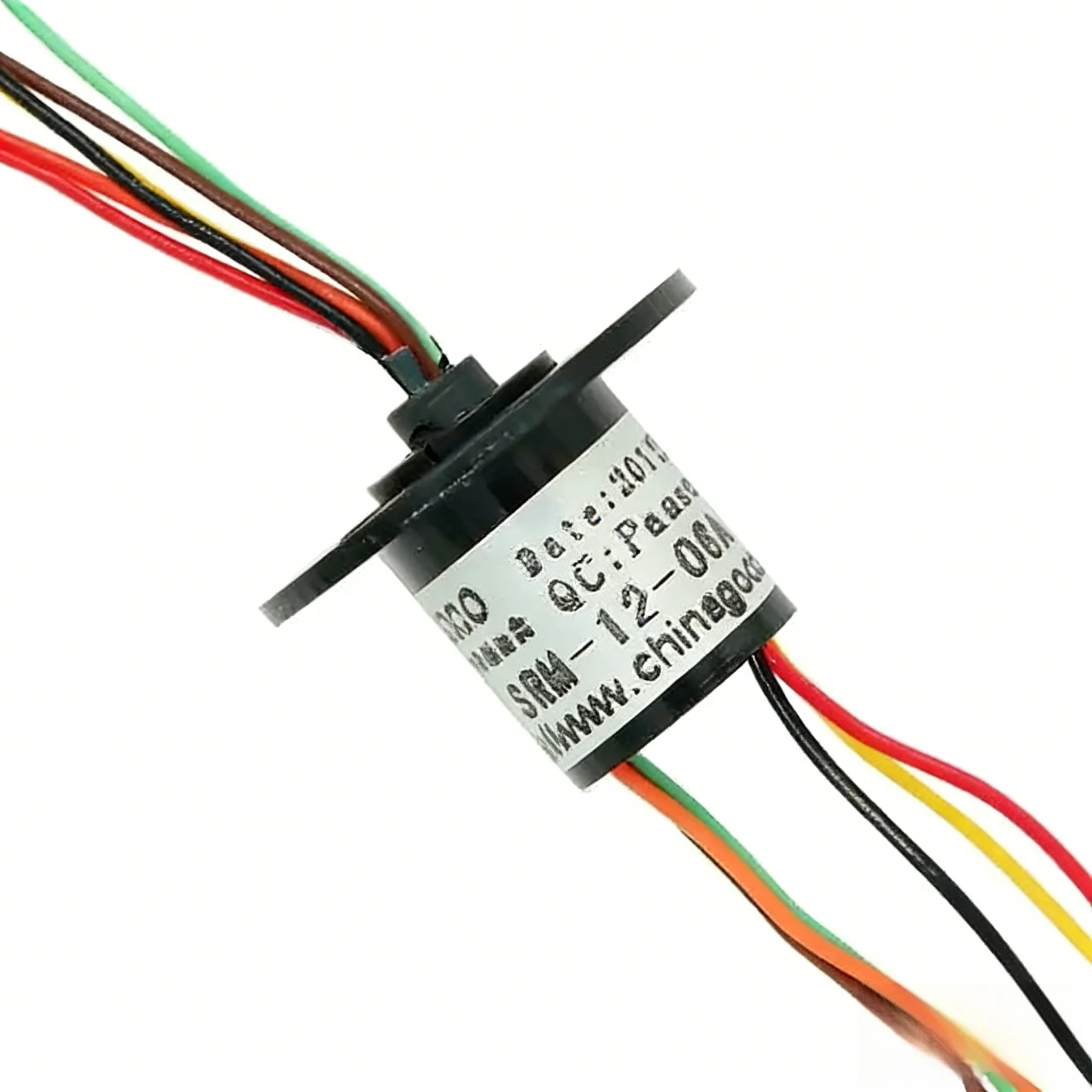12.5mm 300Rpm 6 Wires CIRCUITSx2A Capsule Slip Ring AC 240V for Monitor Robotic Arduino Module