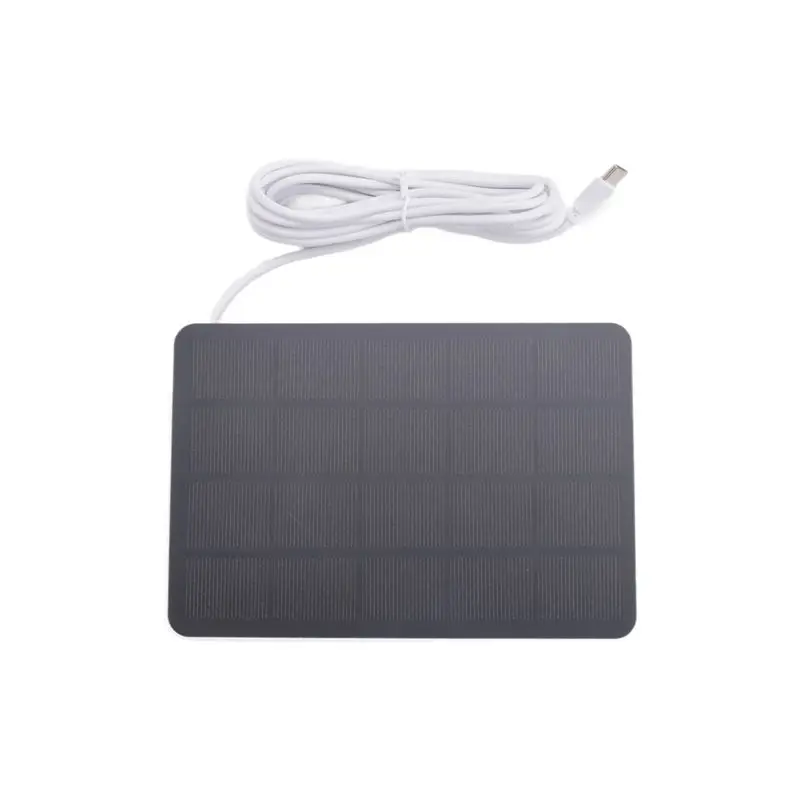 Waterproof Solar Panel For Home Security Camera Solar Cells Powered With Charging Cable-AT30