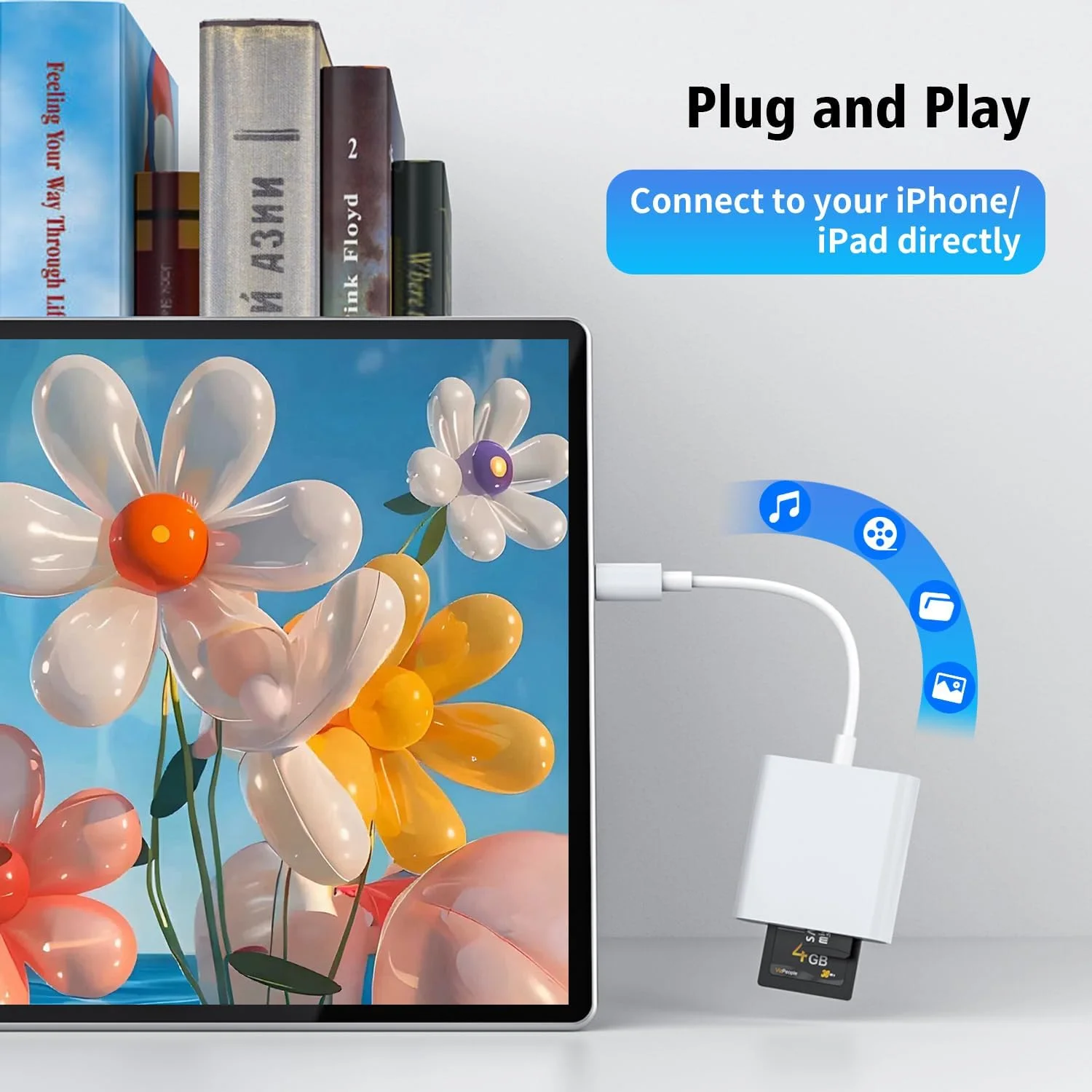 

Type C SD TF Memory Card Reader Adapter Data Converter for iphone 16 15 Samsung Huawei Xiaomi Instant Plug and Play on