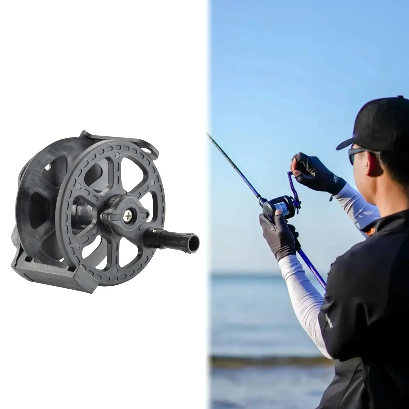 Fly Fishing Reel Underwater Spearfishing Reel for Lakes Experienced Anglers