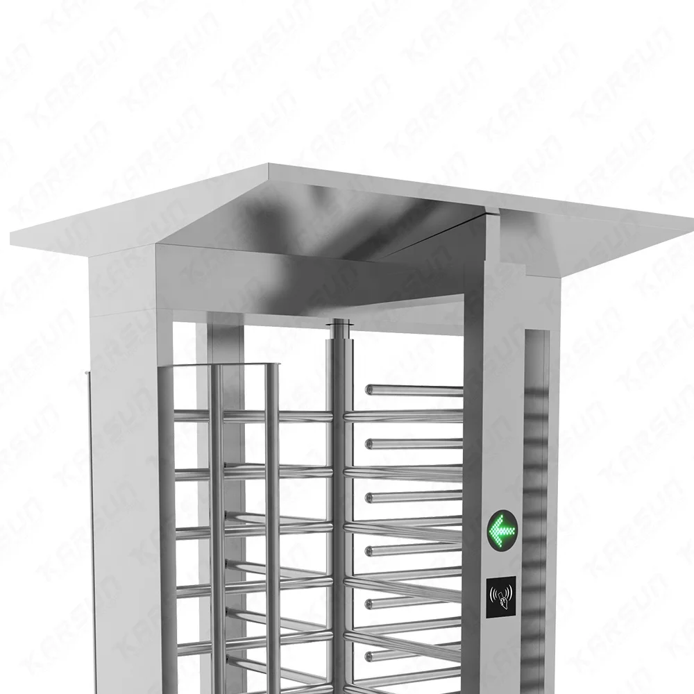 KARSUN Biometric QRcode Full Height Stadium Turnstile With Widened Top Cover For Enhanced Security