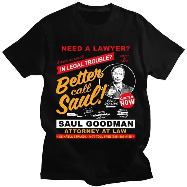 Breaking Bad Heisenberg Better Call Saul Los Pollos Cook An Fashion Men 2023 New Short Sleeve Hipster Summer O-Neck Tees