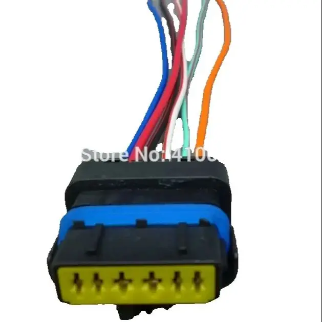 worldgolden 2/10/50pcs 1.5mm 2.8mm  6 Pin/way  auto Connectivity,auto valve oil pump plug for Peugeot,Citroen,VW etc