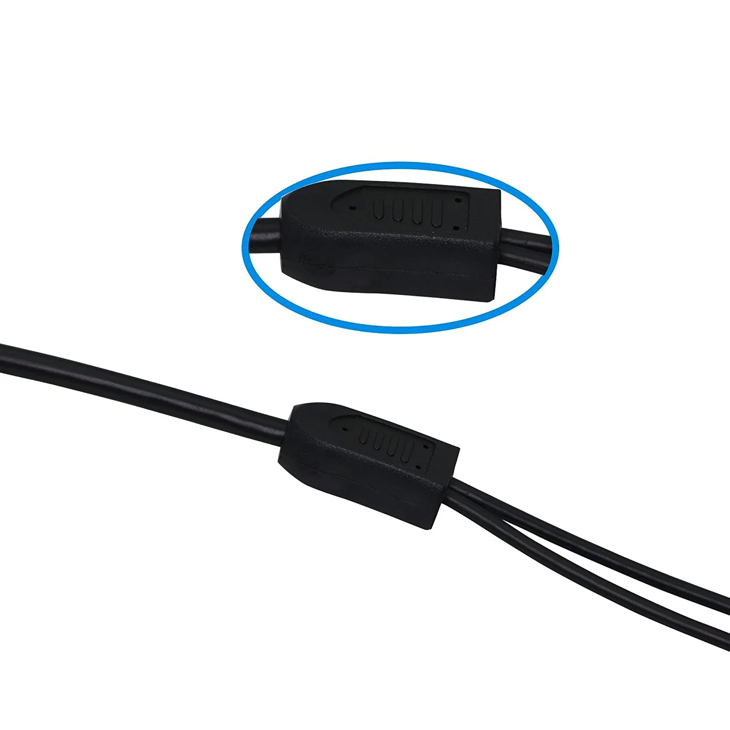 Adapter/rozdzielacz BNC żeńskie na podwójne BNC męskie typu Y do kamer, sprzętu wideo, sond testowych i kabli. — zdjęcie produktu 4
