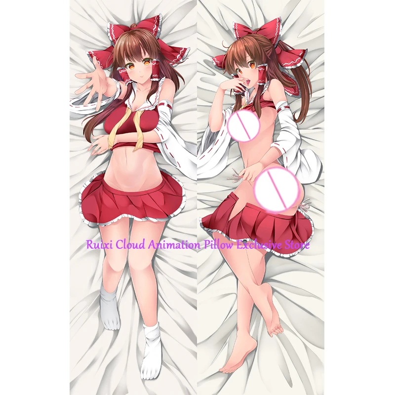 

Dakimakura Anime Pillow Cover Hakurei Reimu Double Sided Print 2Way Cushion Bedding Gifts