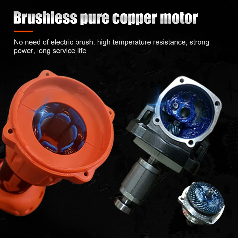 125mm Brushless Angle Grinder 3 Gears Cordless Grinding Machine Polishing Cutting Woodworking Power Tools for Makita 18V Battery
