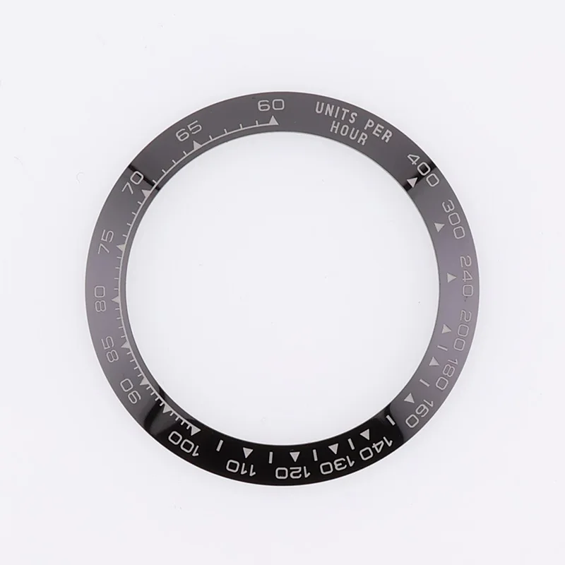 38.5mm High-quality Ceramic Daytona Black Bezel Insert Watch Ring Accessories Replacement Parts
