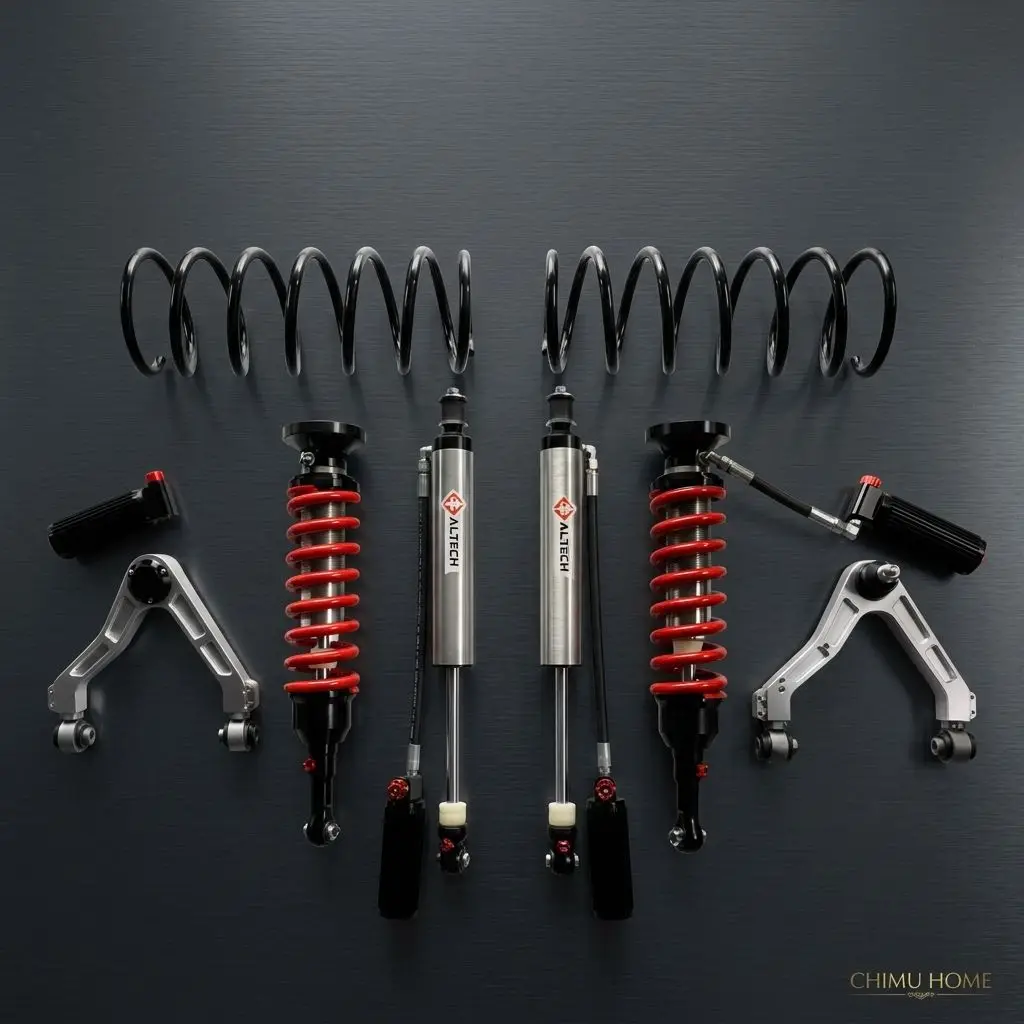 【CHIMU HOME】 for Pajero Montero V97 V93 V73 Series Nitrogen Reservoir Suspension Lift Kit for Performance Alignment Set view 4
