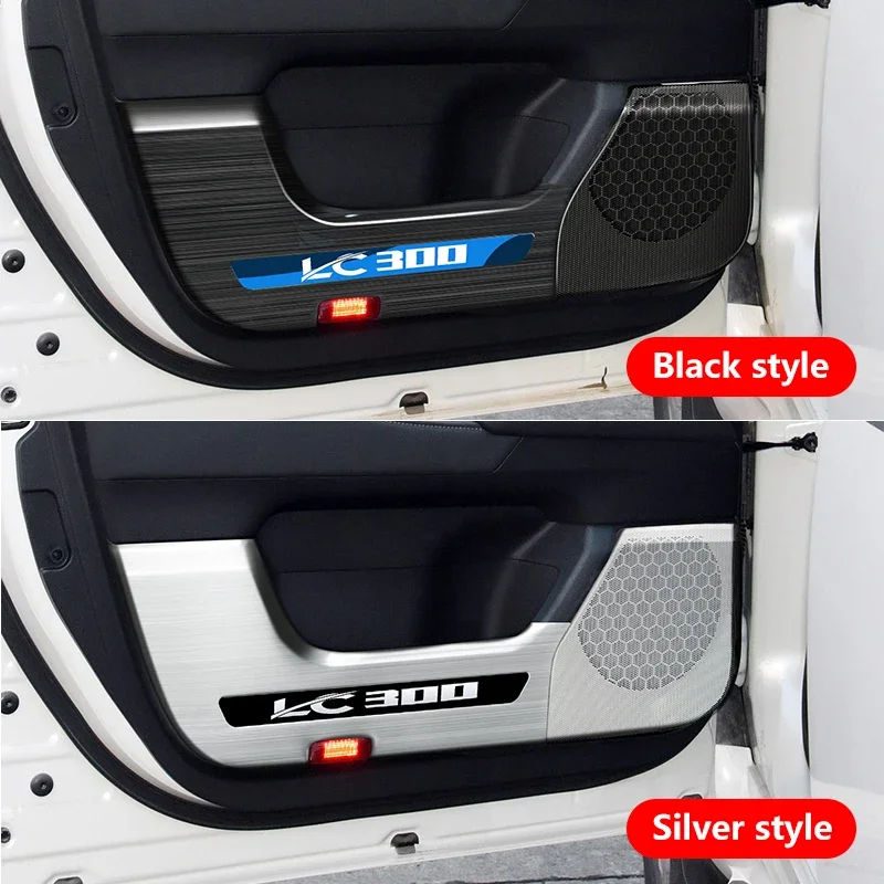 

Защитный чехол для двери автомобиля из нержавеющей стали для Toyota Land Cruiser 300 LC300 FJ300 2021-2025 гг., аксессуары для интерьера, крышка динамика