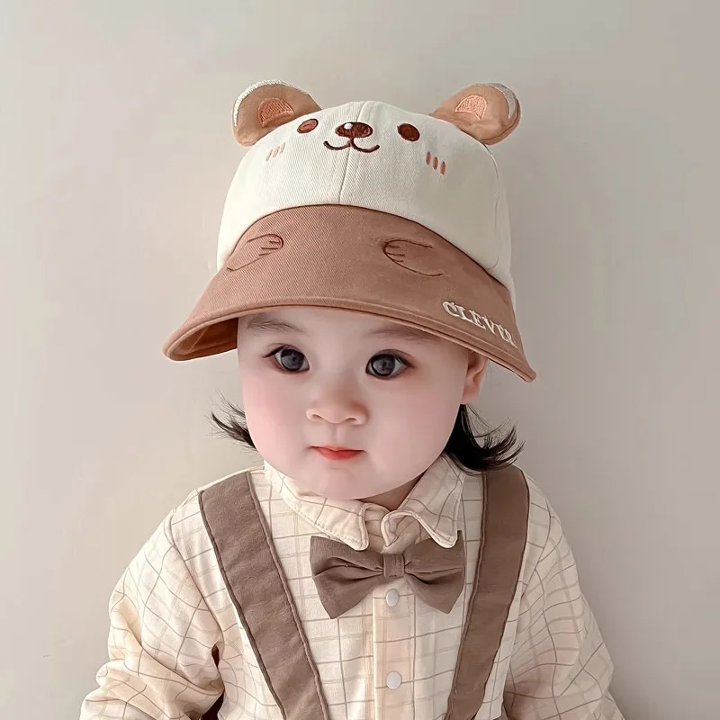 قبعة الربيع والخريف رقيقة صياد قبعة لطيف سوبر لطيف الرجال والنساء الطفل قبعة الشمس قبعة بيسبول الحماية من الشمس