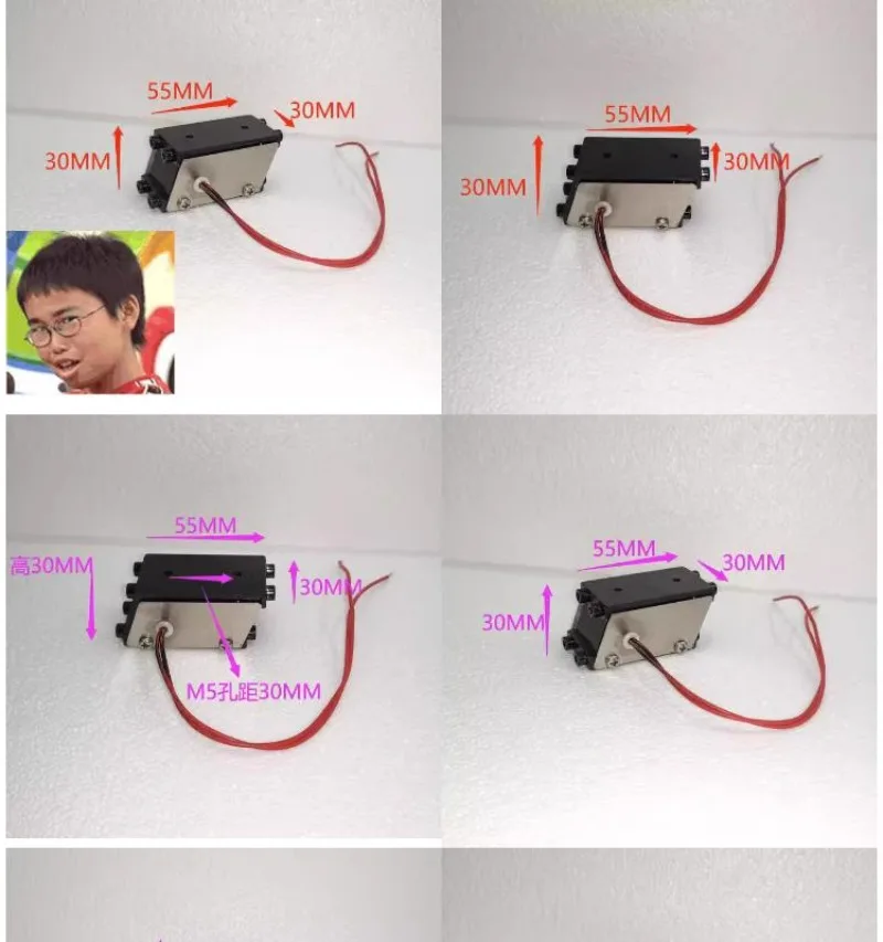 マイクロフィーダーダイレクトバイブレーター、12v、24v、2v、ネジ式機械、推奨、長さ377mm、50mm