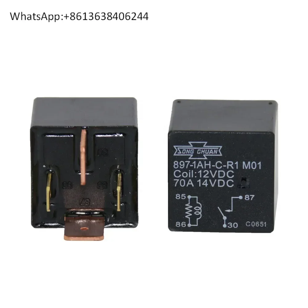 

GZB Excavator part Relay 897-1AH-C-R1(12VDC)70A for RTS