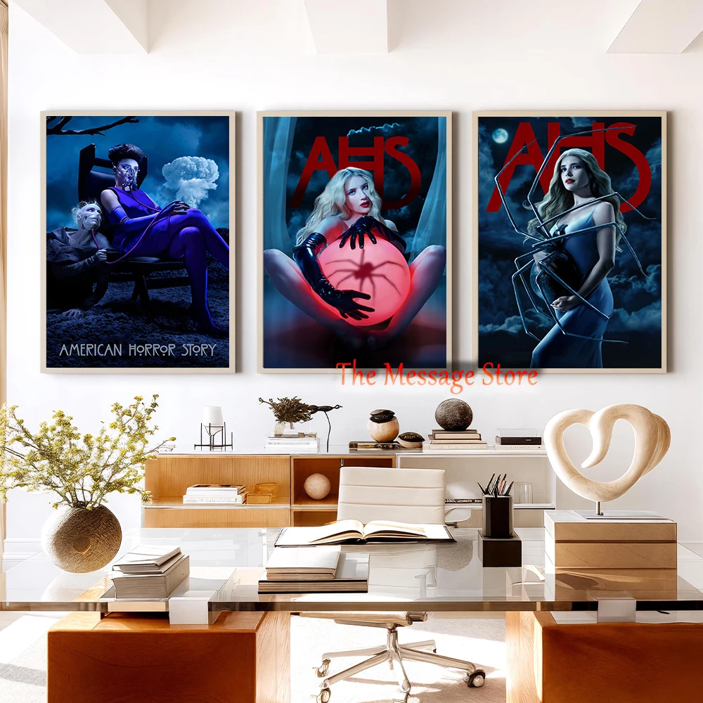 American Horror Story Horror TV Series Tate Langdon Character Poster Coven Asylum Poster Canvas Painting Wall Picture Home Decor