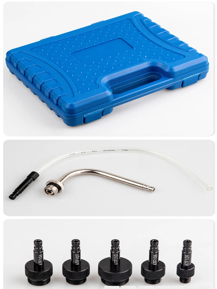Imagem -06 - Atf Transmissão Enchimento Adaptador Conjunto Mudança Máquina Distribuidor de Combustível Bombeamento Trocador de Óleo Caixa de Engrenagens Óleo Enchimento Ferramenta Conjunta 13 Pcs
