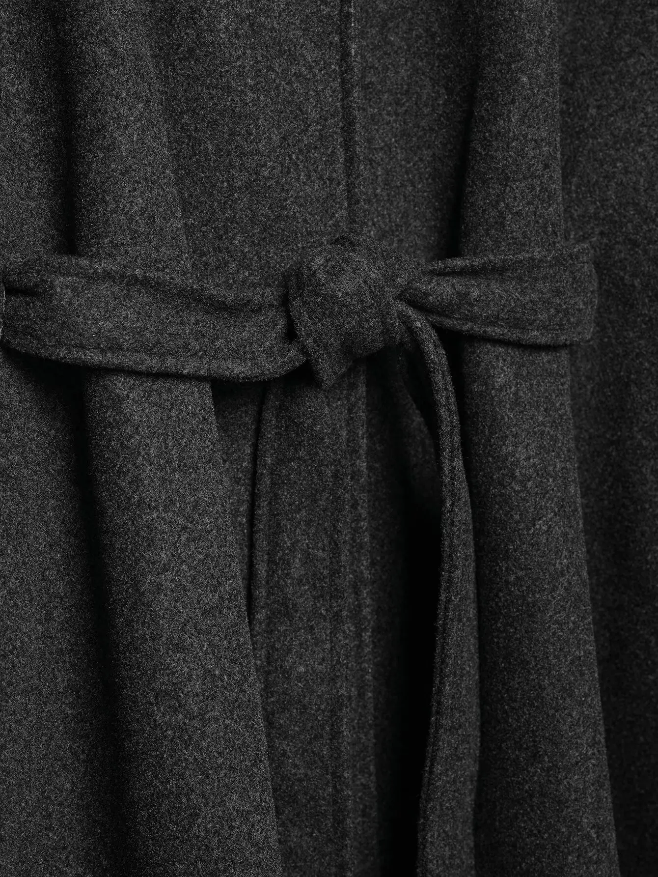 TFMLN Damen Wollmantel mit Gürtel 2026 Herbst Stehkragen Knopf Langarm Jacke Damen Street Chic Oberbekleidung – Detail 8