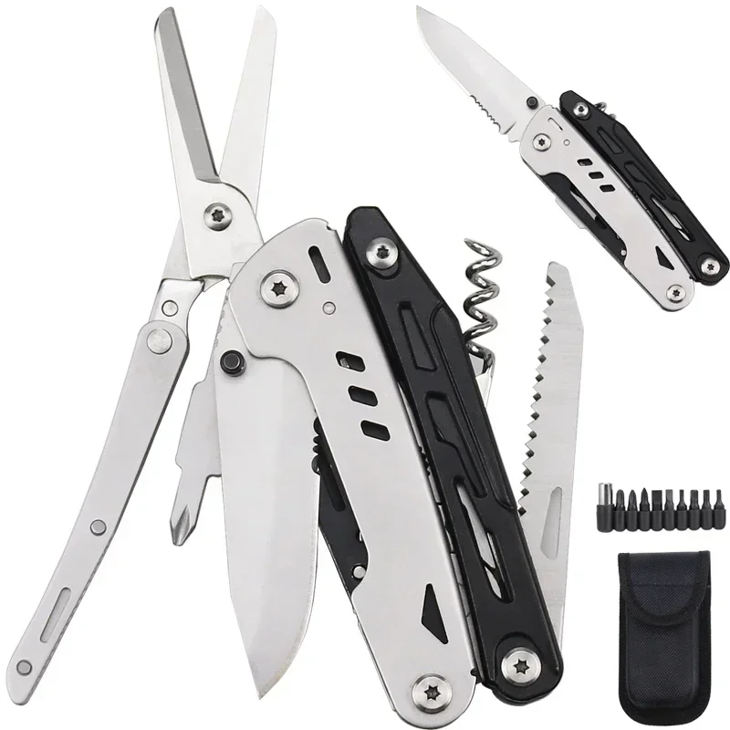 

Multifunctional Hand Tool Pliers Folding Knife Scissors Plier Saw Outdoor Camping EDC Equipment Folding Multitool