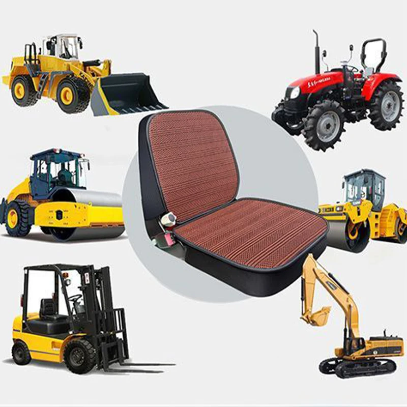 Breathable Wear-resistant Seat Protector Cushion Engineering Vehicle Seat Dust Cover Excavator Forklift Agricultural Vehicle