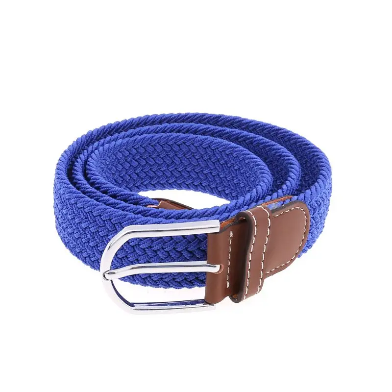 6 colors Fashion Men’s Stretch Belt Premium Leather Golf Wide Elastic Waistband пояс женский belt men cinturones