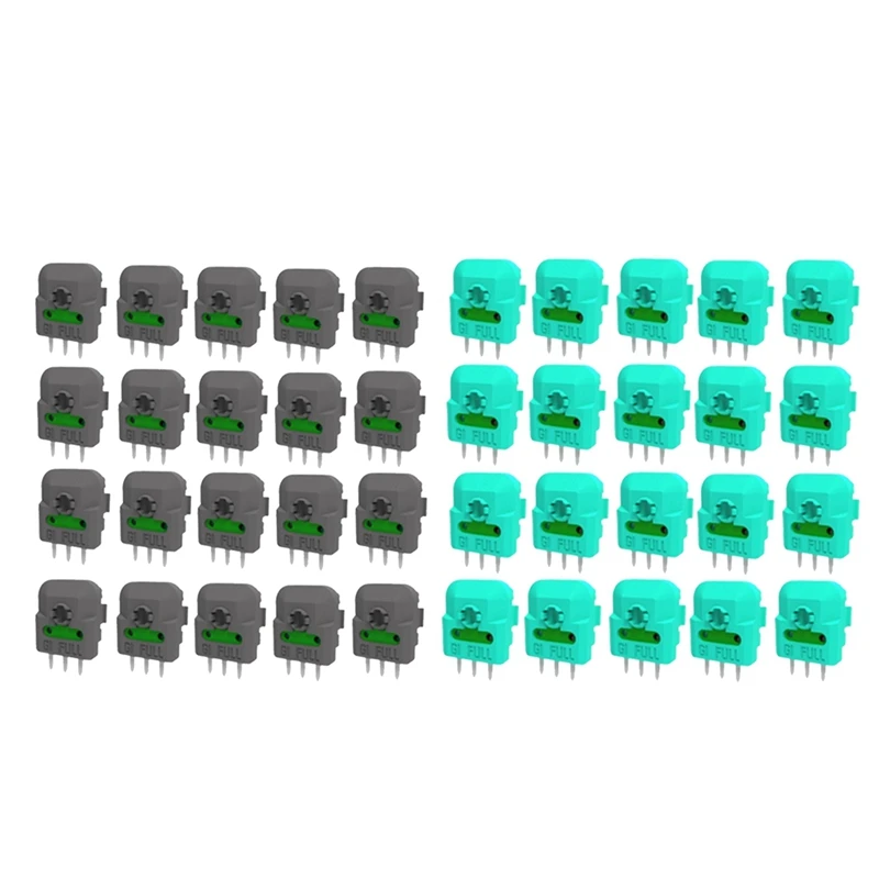 

40PCS Hall Joystick Potentiometer Sensor Module Kit For Game Console Joystick Universal Axis Resistor Micro-Switch