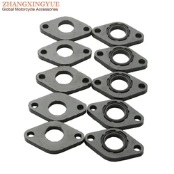 10PC Scooter Intake Manifold Spacer Gasket For Kymco Agility 50 Filly Like People S Super 8 Vitality VP 50cc 1621A-KGBG-C00 4T